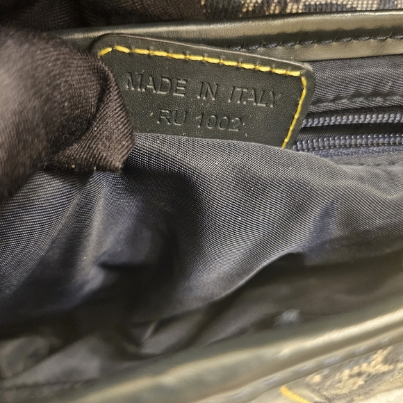 Vintage Dior Saddle Bag John Galliano Era Oblique Canvas - Picture 7 of 16